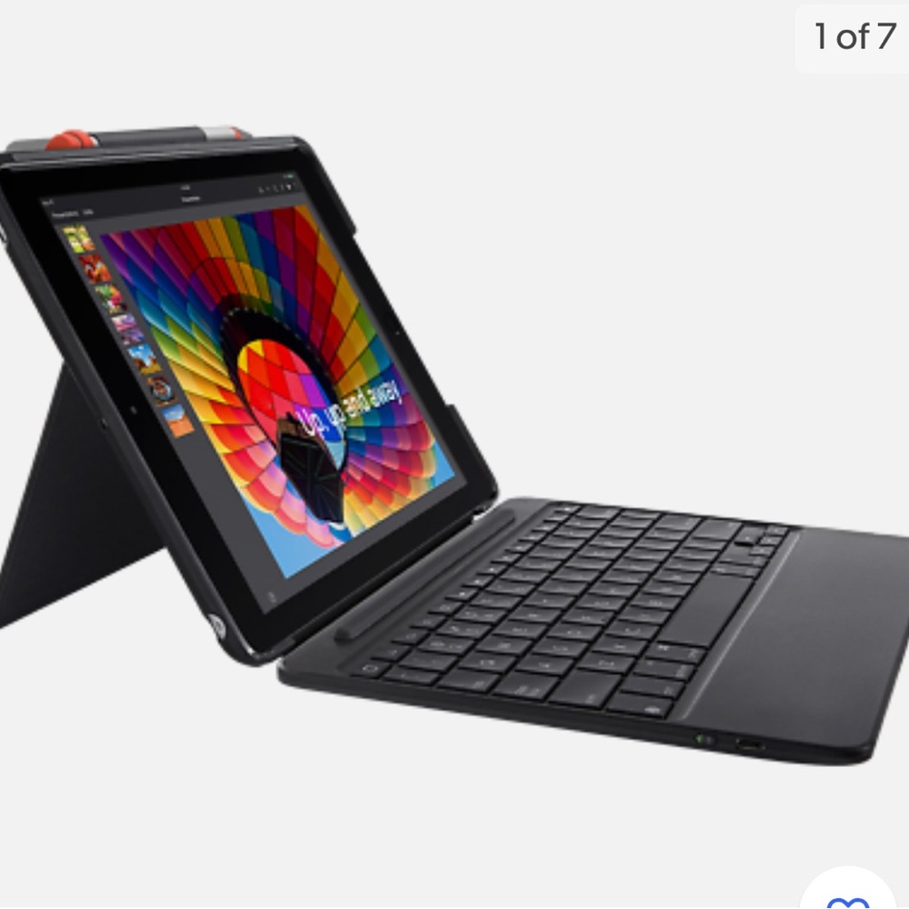 Logitech slim combo case + keyboards